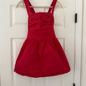 Free people red mini dress